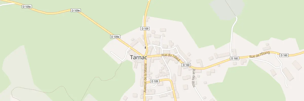 Plan du 4 Rue du Chateau à Tarnac