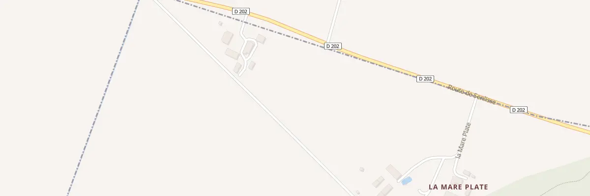 Plan du 9001 Rte des Essarts à Senlisse