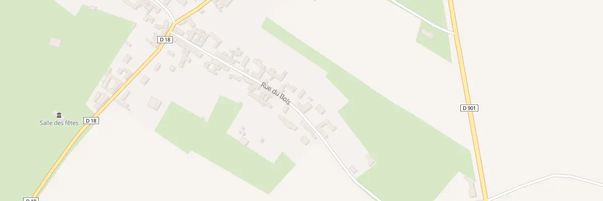 Plan du 23 Rue du Bois à Warlus