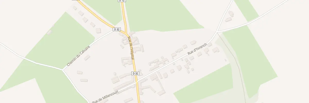 Plan du 1B Rue d’Yvrench à Saint-Riquier