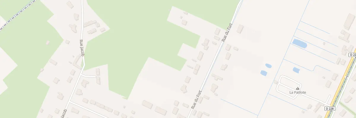 Plan du 955 Rue du Fort à Balinghem