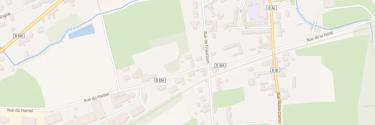 Plan du 6 Rue de la Gare à Saint-Riquier