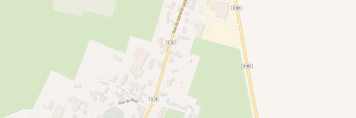 Plan du 28 Rue du Marechal Leclerc à Warlus