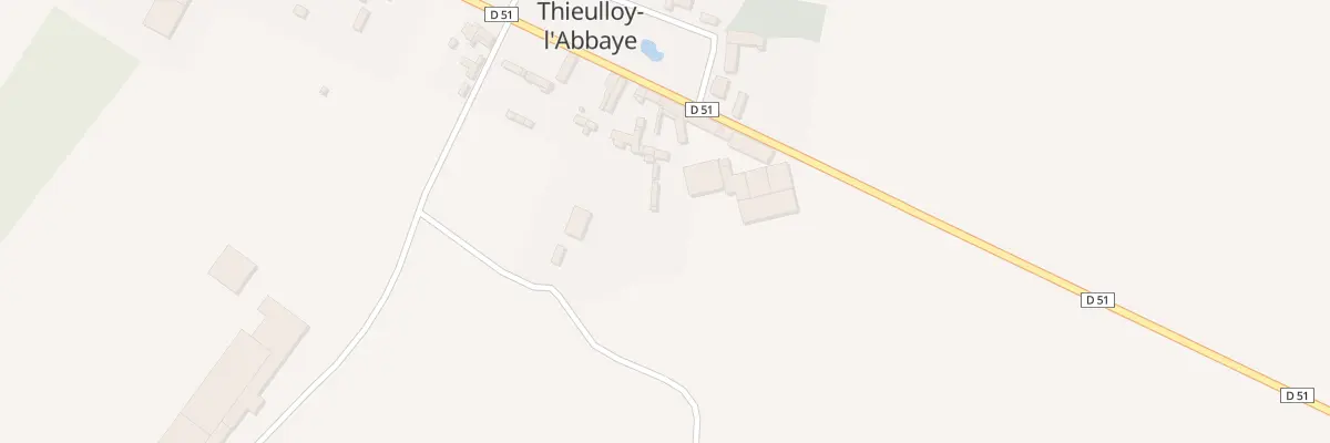 Plan du 5111 Grande Rue à Thieulloy-l’Abbaye