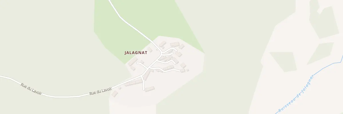 Plan du 5108 Jalagnat à Faux-la-Montagne