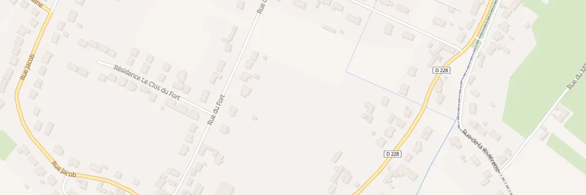 Plan du 574 Rue du Fort à Balinghem