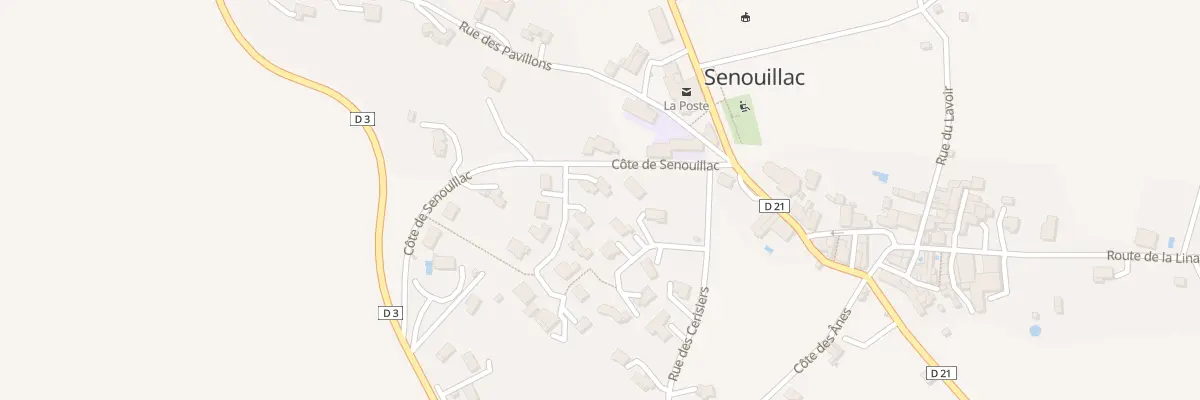 Plan du 9 Rue de Bellevue à Senouillac