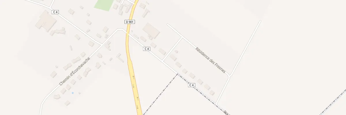 Plan du 4 Rte de Gaudechart à Thieuloy-Saint-Antoine