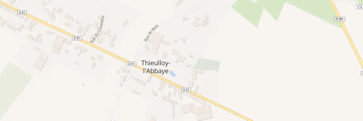Plan du 5102 La Cour de Thieulloy à Thieulloy-l’Abbaye