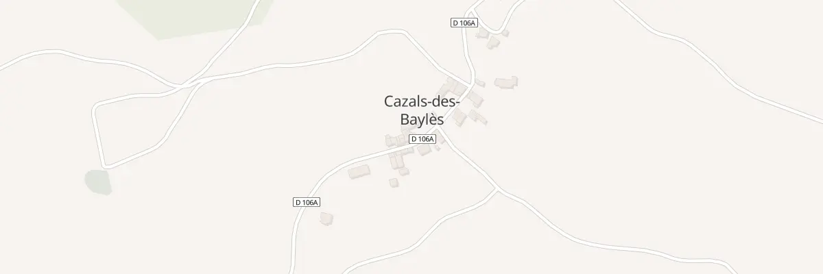 Plan du 1 Cazals des Bayles à Cazals-des-Baylès