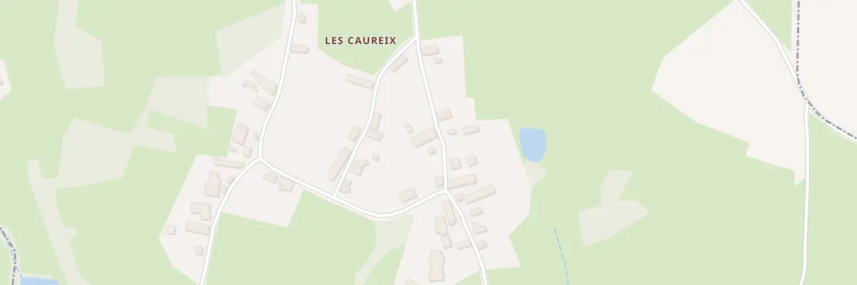 Plan du 62 Les Caureix à Moutier-Malcard