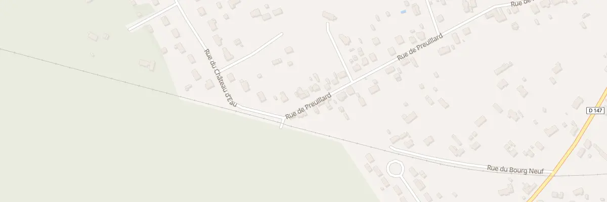 Plan du 34 Rue de Preuillard à La Ferté-Imbault
