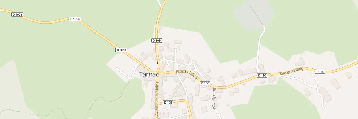 Plan du 5 Pl du Coudert à Tarnac