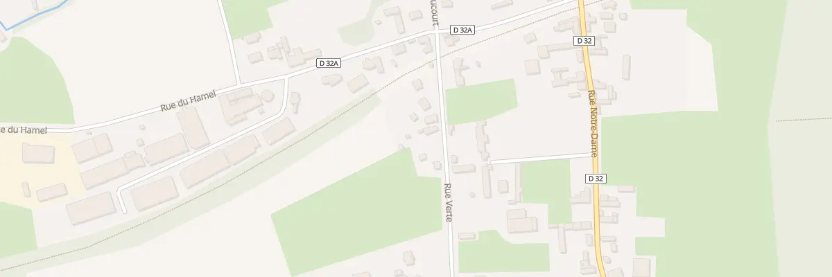 Plan du 6 Rue Verte à Saint-Riquier