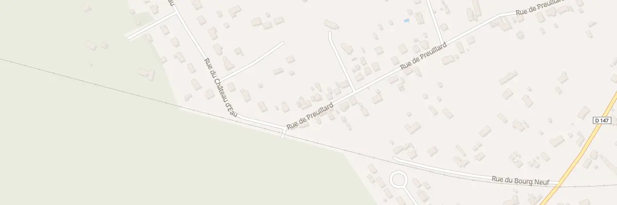 Plan du 32 Rue de Preuillard à La Ferté-Imbault