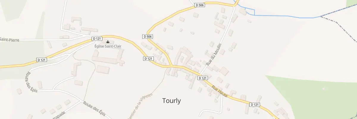 Plan du 24 Rue Haute à Tourly