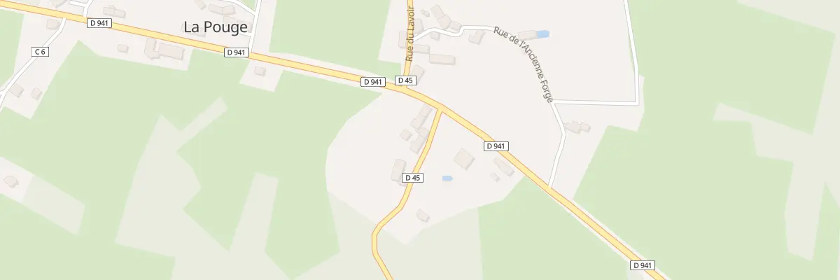 Plan du 5028 Le Bourg à La Pouge