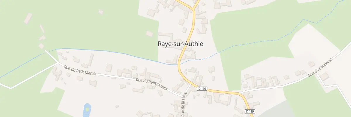 Plan du 14 Rue des Grés à Raye-sur-Authie