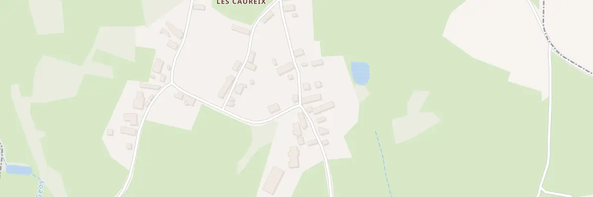 Plan du 64 Les Caureix à Moutier-Malcard