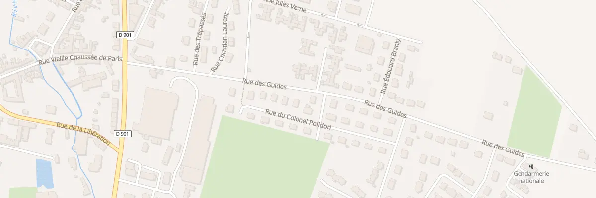 Plan du 6 Rue du Col Polidori à Airaines