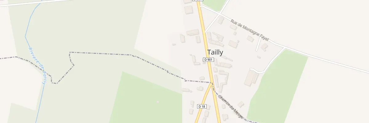 Plan du 4 Av du Mal Leclerc de Hauteclo à Tailly
