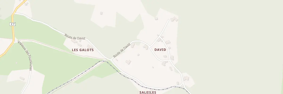 Plan du 869F David au Bouyssou