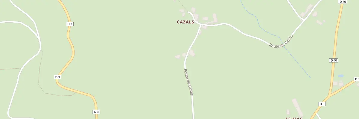 Plan du 5122 Cazals à Teyssieu