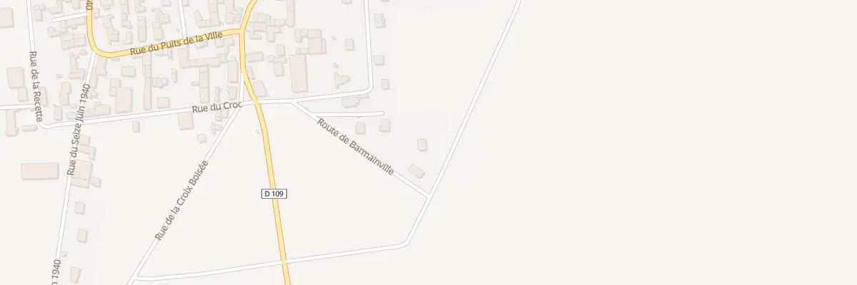 Plan du 7 Rte de Barmainville à Neuville Saint Denis