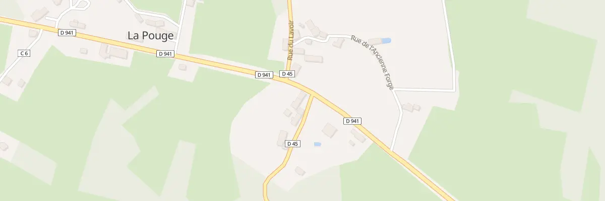 Plan du 5027 Le Bourg à La Pouge