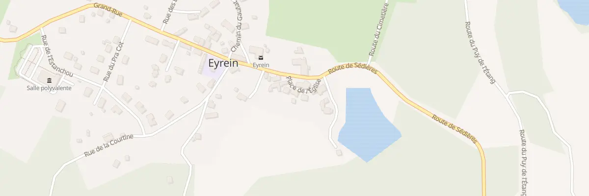 Plan du 3 Pl de l’Eglise à Eyrein