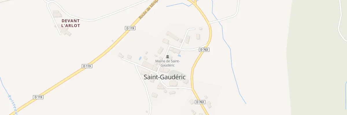 Plan du 1 Le Village à Saint-Gaudéric