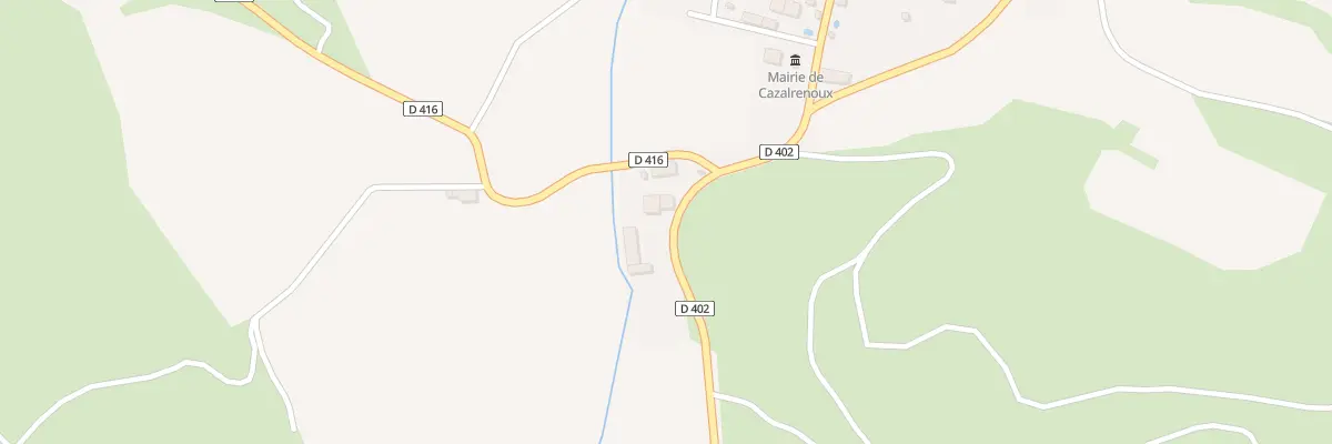 Plan du 1 Le Pouzet à Cazalrenoux