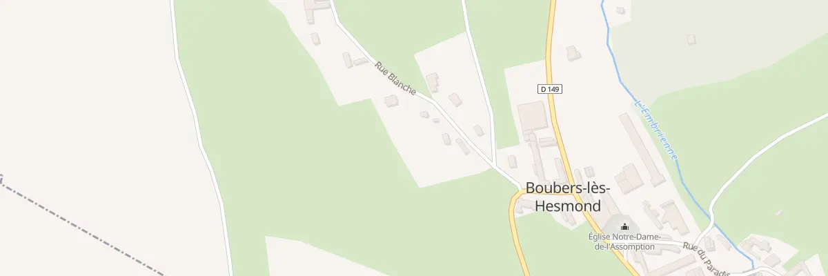 Plan du 7 Rue Blanche à Boubers-lès-Hesmond