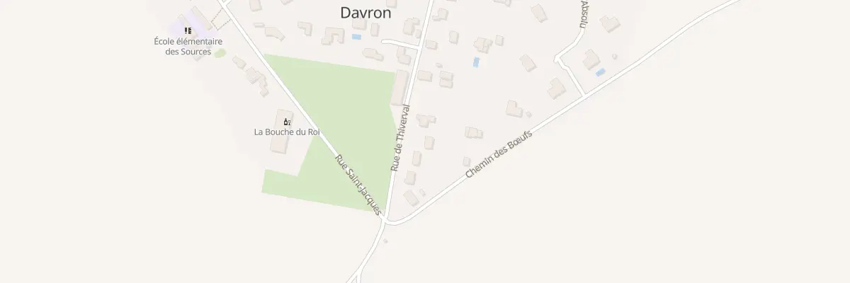 Plan du 5069 Rue de Thiverval à Davron