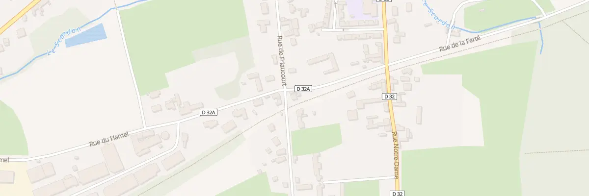 Plan du 1 Rue Verte à Saint-Riquier