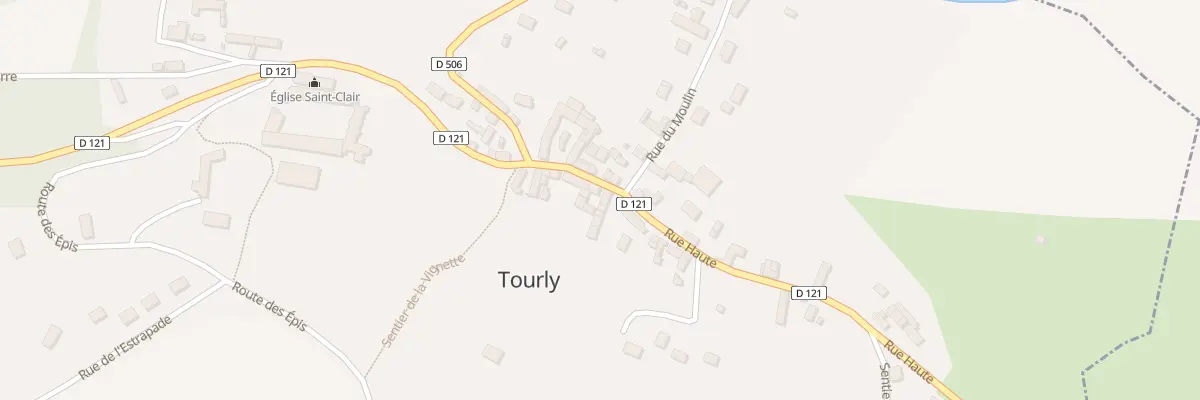 Plan du 21 Rue Haute à Tourly