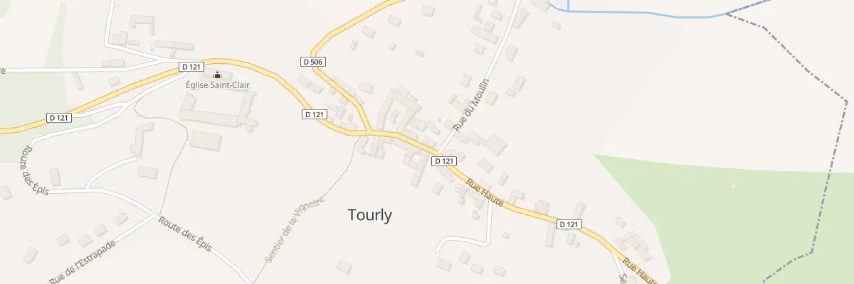 Plan du 16 Rue Haute à Tourly