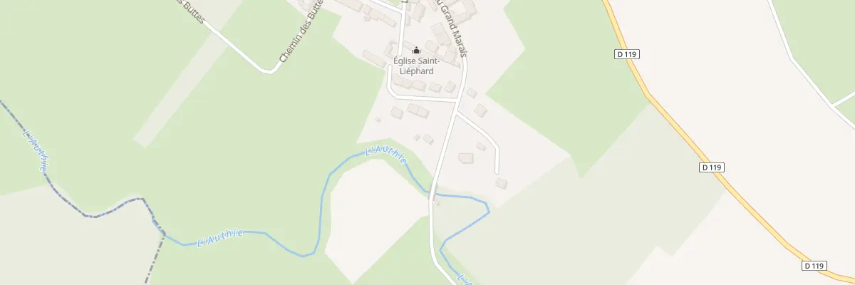 Plan du 4 Rue du Grand Marais à Raye-sur-Authie