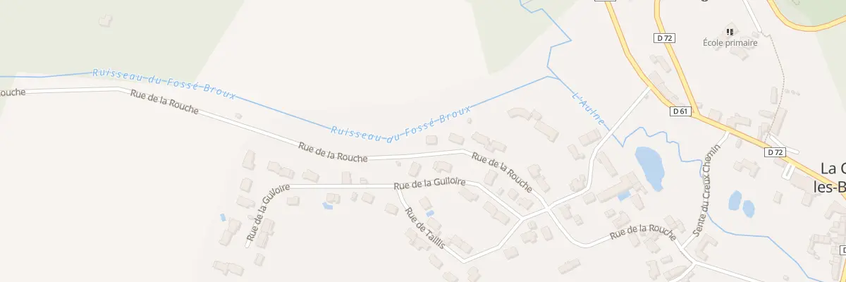 Plan du 34 Rue de la Rouche à La Celle-les-Bordes
