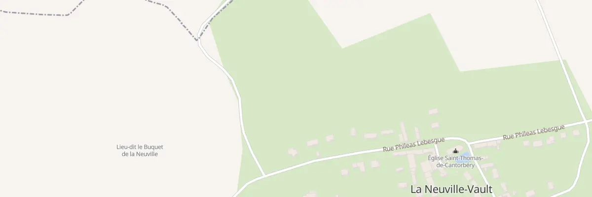 Plan du 2 Rue Phileas Lebesgue à La Neuville-Vault