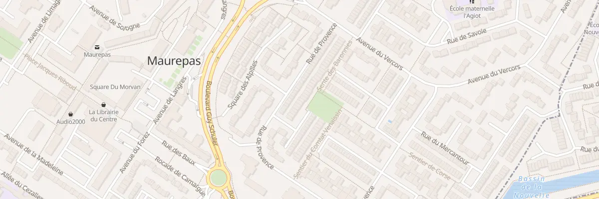 Plan du 58 Rue de Provence à Maurepas