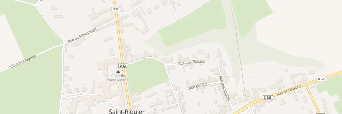 Plan du 16 Rue aux Flacons à Saint-Riquier