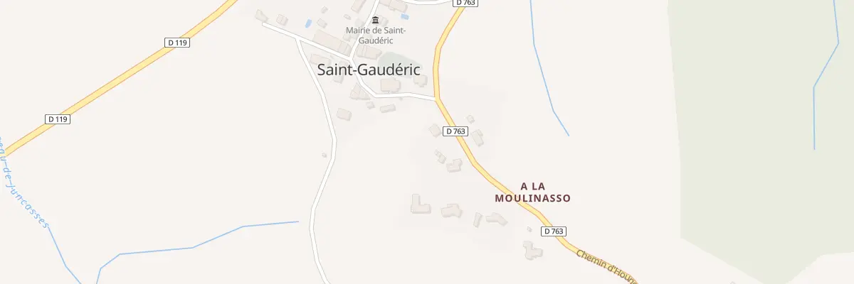 Plan du 2 Rte de Hounoux à Saint-Gaudéric