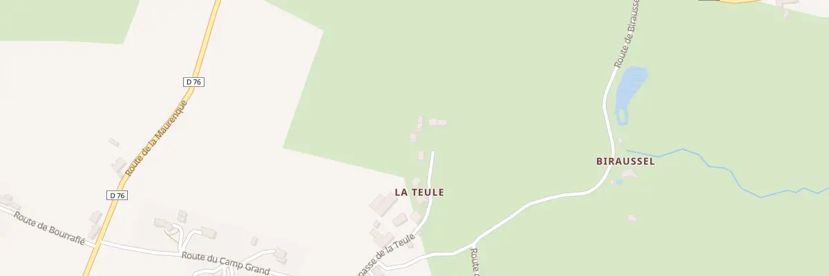Plan du 5278 La Teule à Sainte-Croix