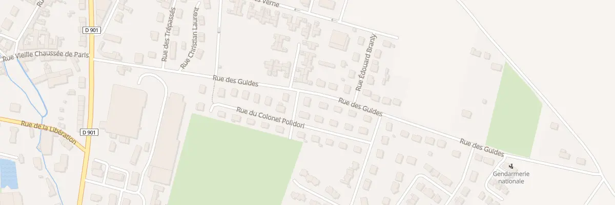 Plan du 1 Rue du Col Polidori à Airaines