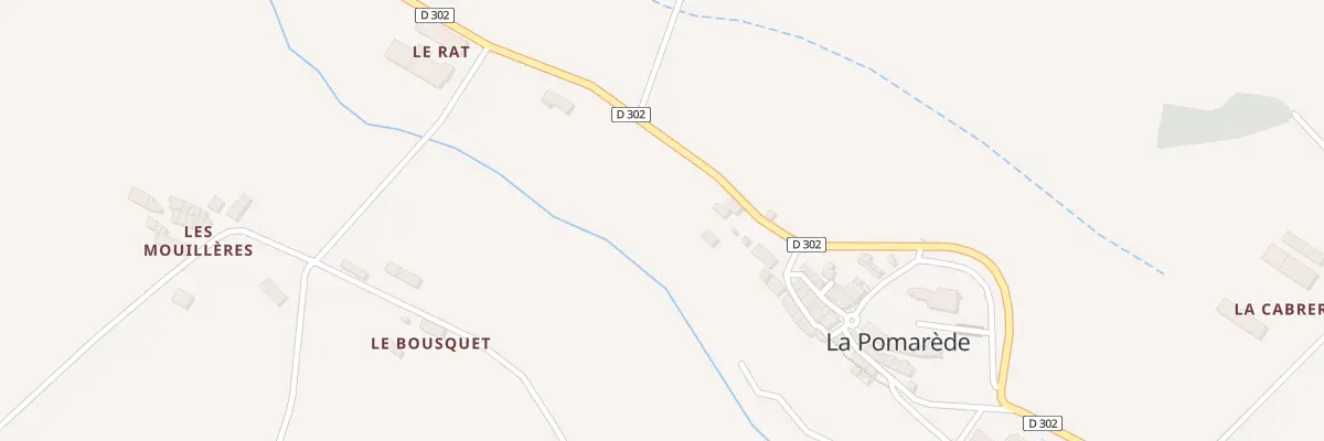 Plan du 21 Village à La Pomarède