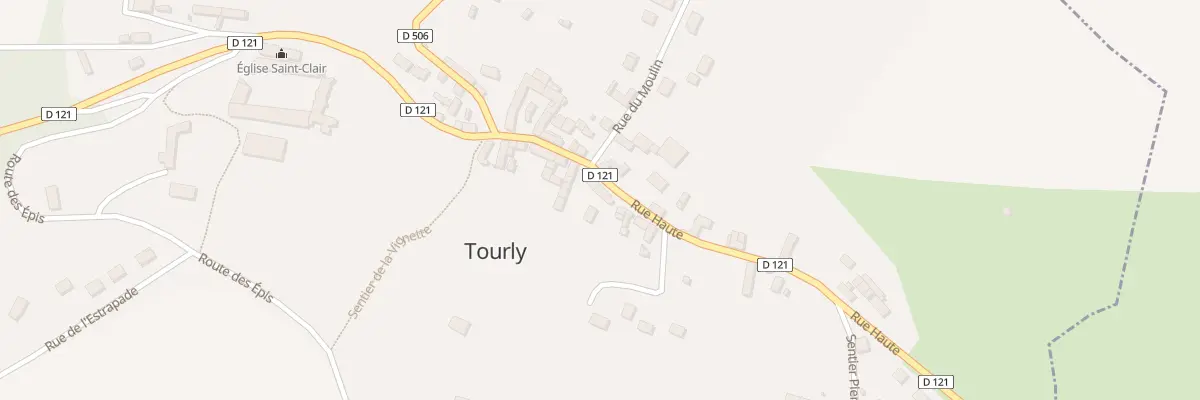 Plan du 19 Rue Haute à Tourly