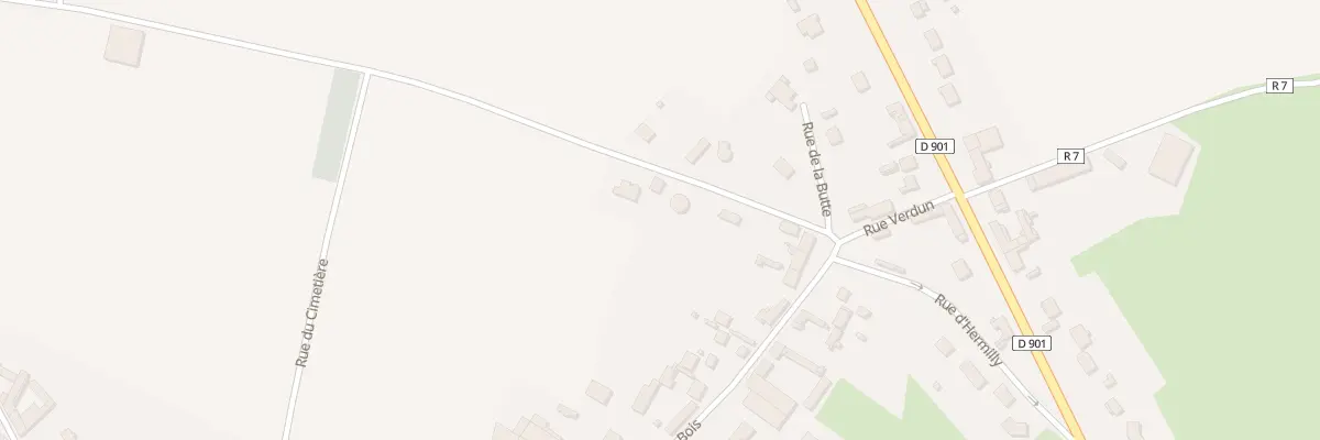 Plan du 22 Rue du Faubourg à Thieulloy-l’Abbaye