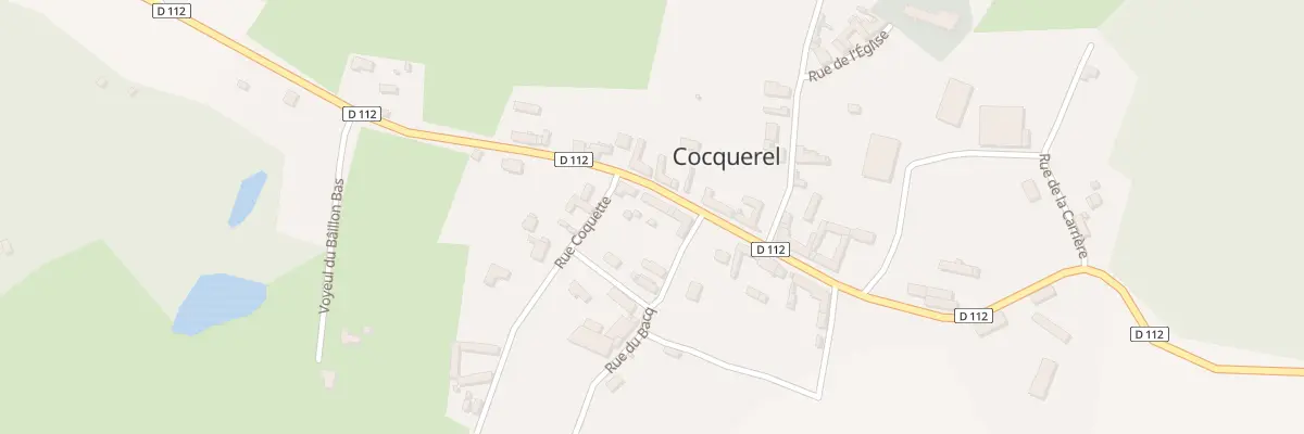 Plan du 10 Rue d’Abbeville A Cocquerel à Cocquerel