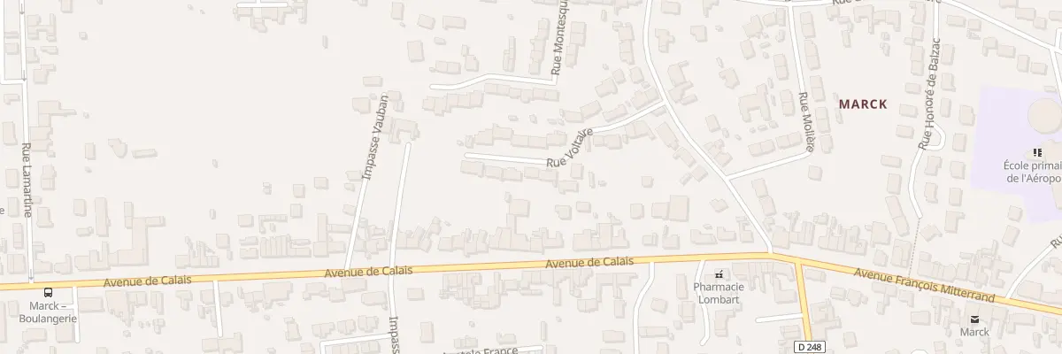 Plan du 115 Rue Voltaire à Marck